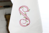 Set of 25 Napkins / Arabesque Monogram