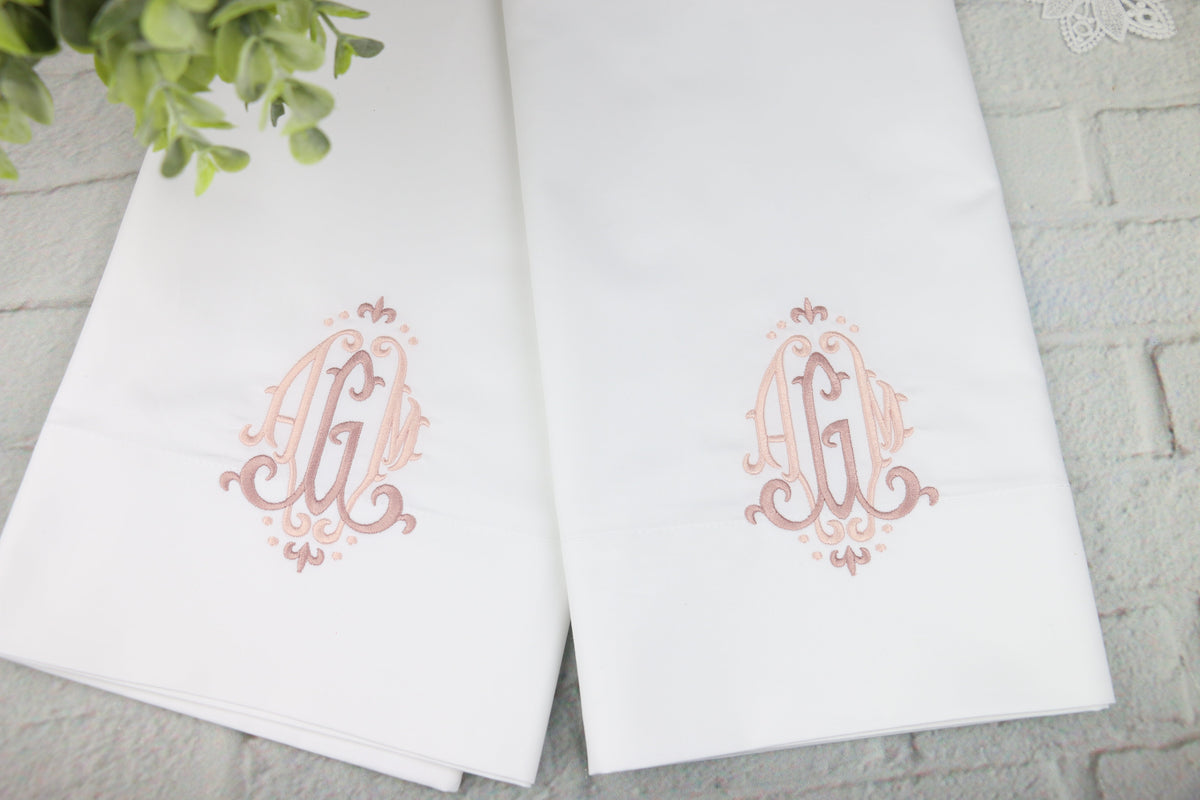 Personalized Couple Monogram with Heart Pillow Cover – The Cotton