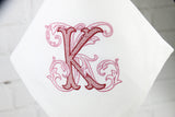 Set of 25 Napkins / Vintage Vine Monogram