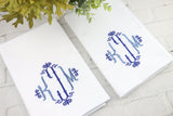 Set of 2 Pillowcases / Small Monogram