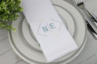 Set of 25 Napkins / Simple Frame