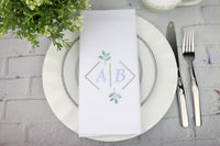 Set of 25 Napkins / Simple Frame