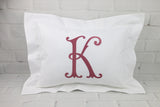 Boudoir Pillow Sham / Baby Pillow / Personalized Pillow