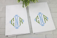 Set of 2 Pillowcases / Small Monogram