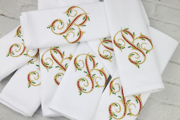 Custom order 36 Napkins for Heather