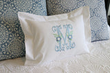 Boudoir Pillow Sham / Baby Pillow / Personalized Pillow