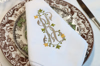 Fall Napkin / Victoriana Monogram