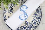 Set of 25 Napkins / Arabesque Monogram