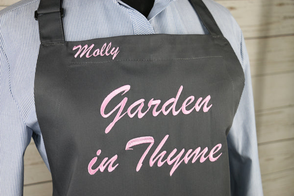 Personalized Mommy and Me Embroidered Aprons – Life Has Just Begun