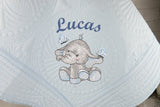 Baby Elephant Quilt Blanket
